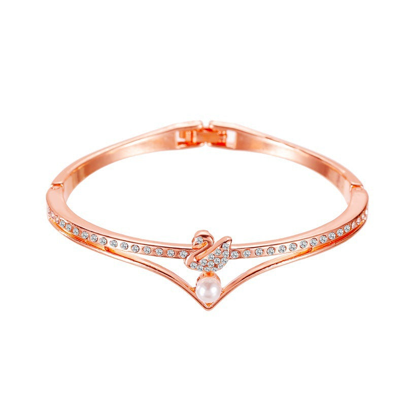 Pulsera Cristal Geométrica Corazón al por mayor